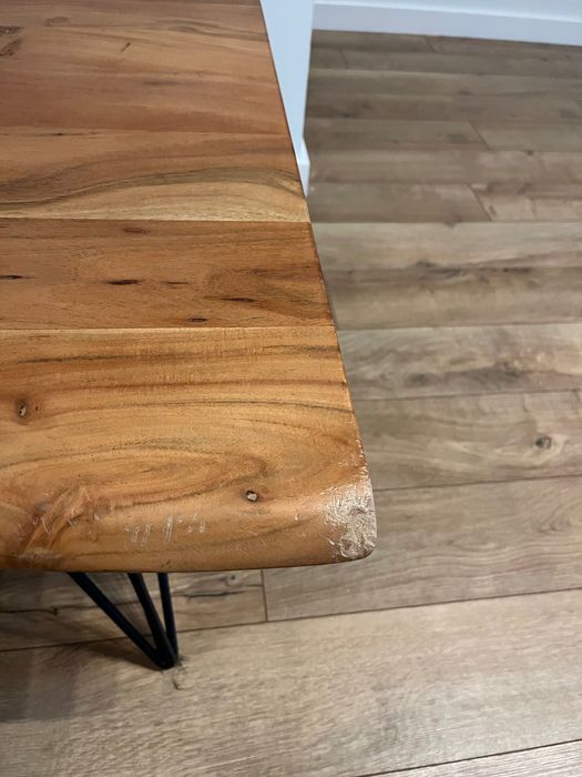 Дървена холна маса акация