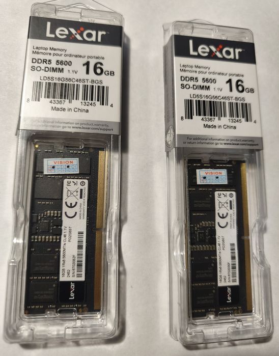 32gb ddr5 5600Mhz sodimm для ноутбука.В отличном состоянии!