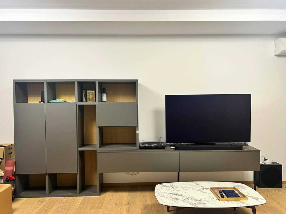 Mobila living biblioteca  Rovere