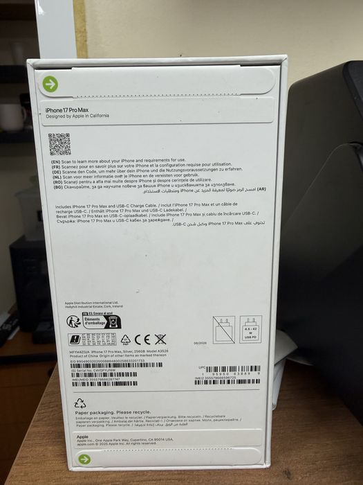 Iphone 17 pro max 256 GB Silver