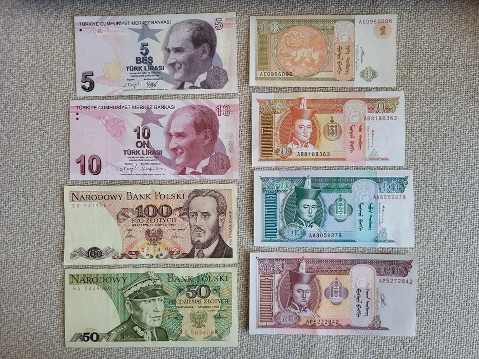 Bancnote vechi si noi UNC