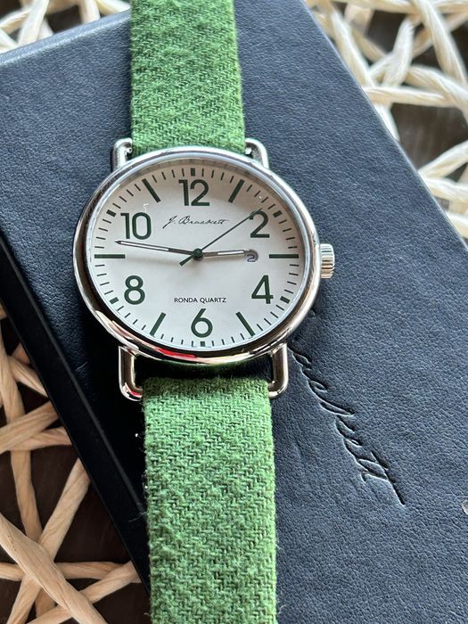 Ceas J. Brackett Camden 42 mm SS Case White Dial Swiss Ronda
