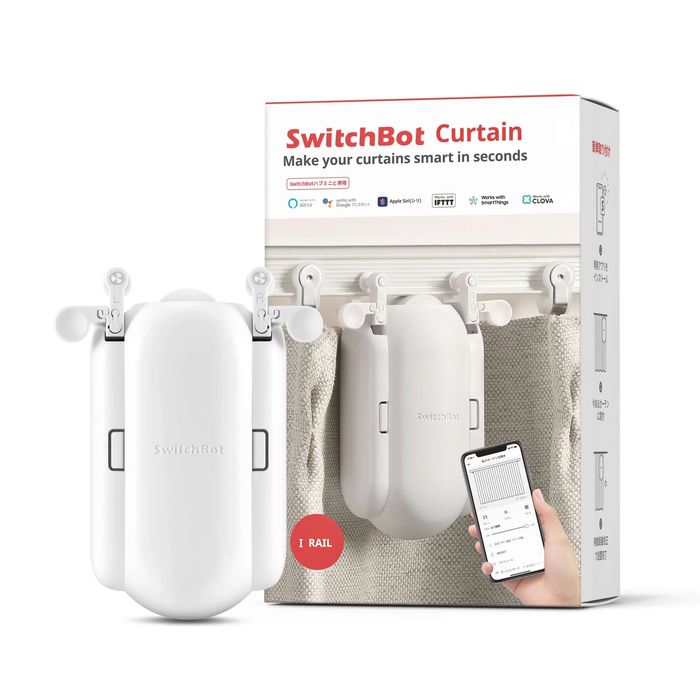 SwitchBot Curtain I Rail е иновативно устройство, което автоматизира завесите ви.