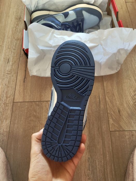 NOI Nike Dunk Low Retro SE 42 teniși bărbați albastru bleumarin jeans