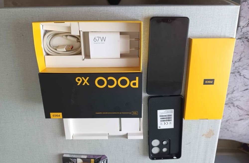 Xiaomi poco X6 Black 256GB, 5G
