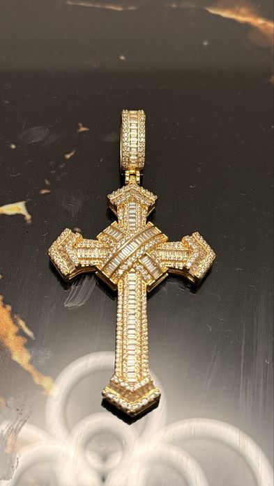 Pandantiv curce placat aur