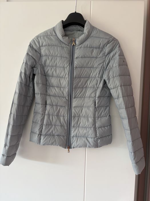 Patrizia Pepe бледо синьо яке XS с гъши пух