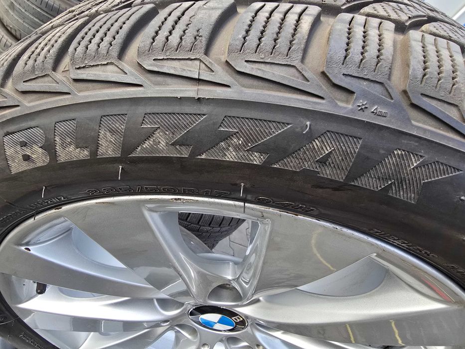 Jante BMW Seria 3 F30 F31 F34 Anvelope iarna Bridgestone 225 50 17