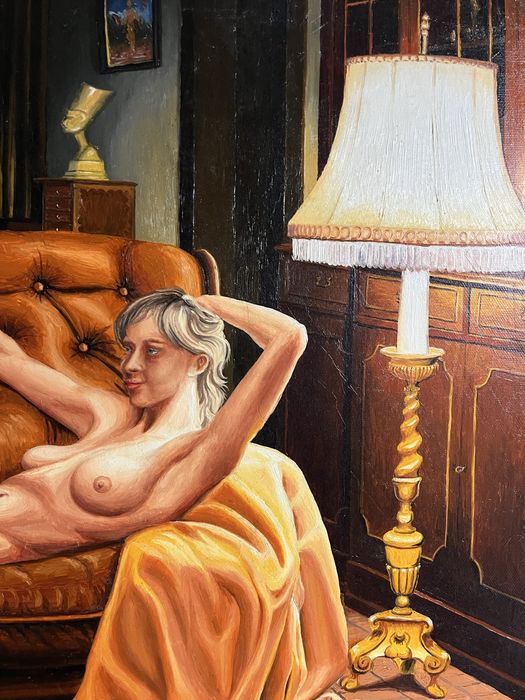 Красива картина на платно с маслени бои