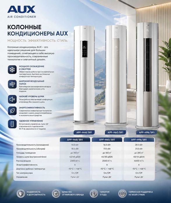 Кондиционер AUX Серия C-Smart Premium INVERTER Crystal CCRE