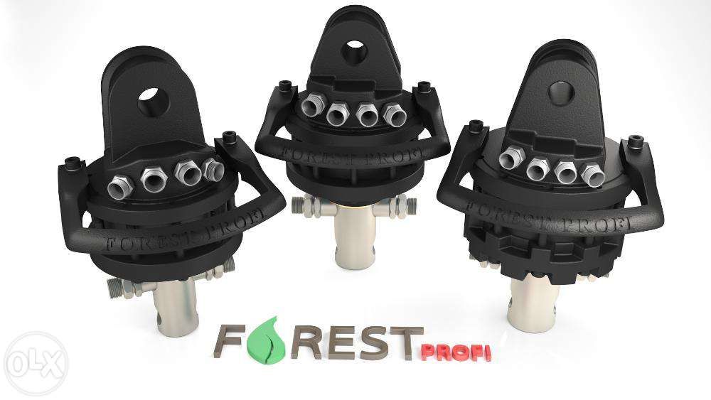 Rotatoare hidraulice cu ax pentru graifer