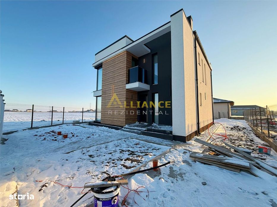 Vila Premium Individuala  4 Camere  3 Bai  Incalzire Pardoseala  Teren