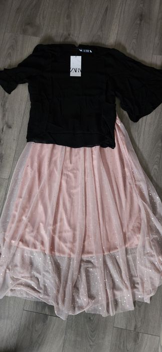 Bluza neagra voal