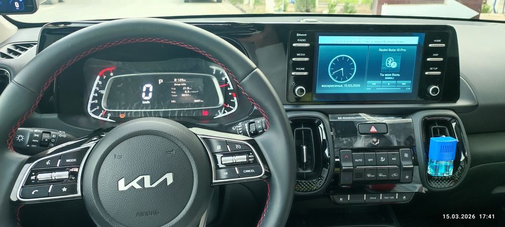 Кия. 3 позиция (фул) май 2025г с салона  Белый жемчуг.