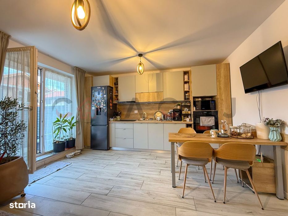 Apartament cu 2 camere si gradina proprie, la cheie, parcare