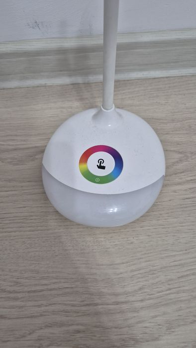 Lampa de birou cu led, RGB, dimabila