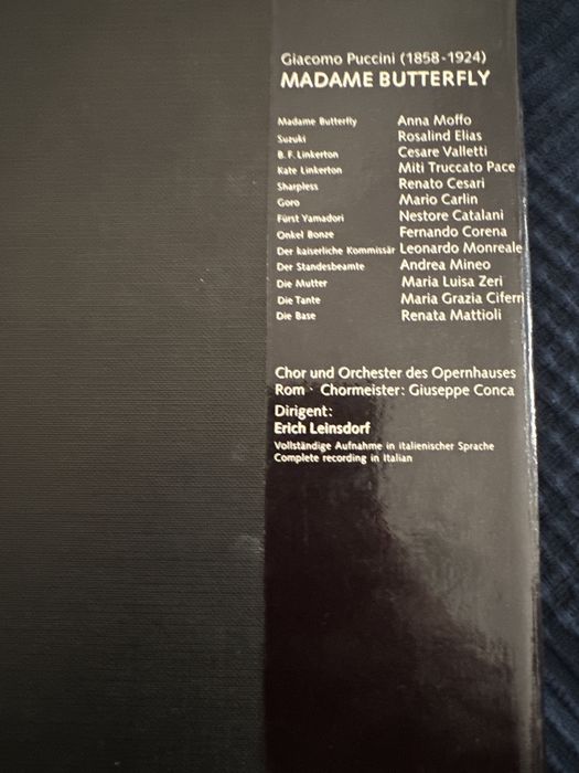 Madam Butterfly - Puccini vinyl