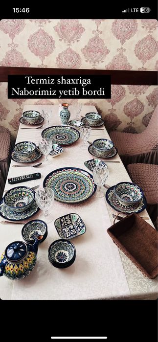 Сервис наборлар дастурхон учун!