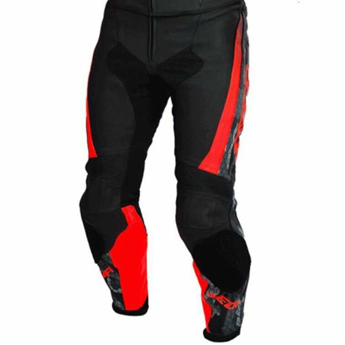 НОВ Кожен Мото Екип SECA SRS II FLUO RED/CAMO на две части.