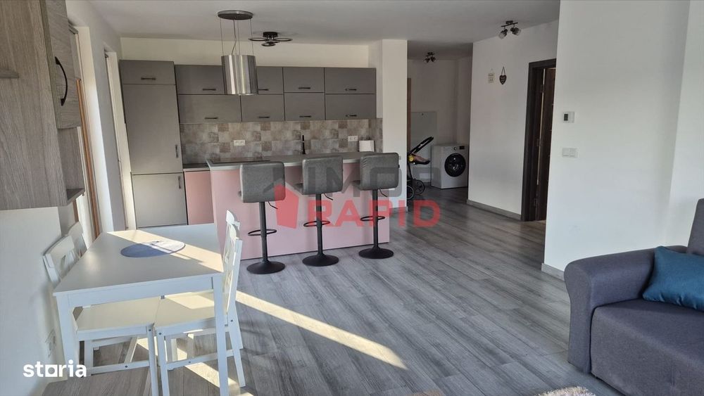 De închiriat apartament 3 camere str. Calea Moldovei (KFC,MALL)