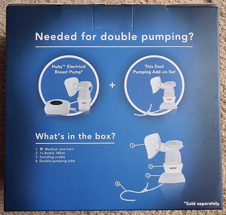 Nuby Двойна електрическа помпа за кърма