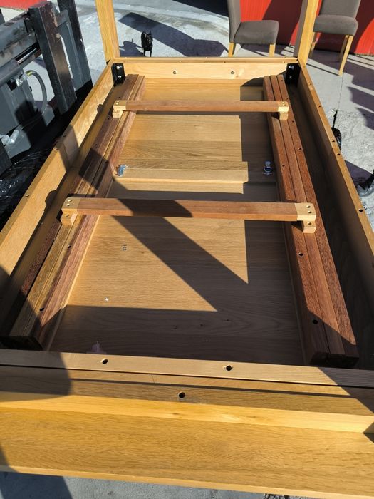 Масивна дъбова маса + 6 стола