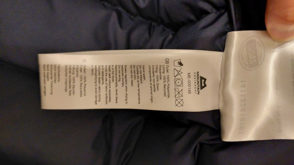 geaca de puf outdoor mountain equipment