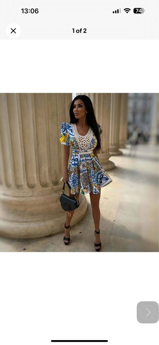 Millionette Rochie Mini lamai italia dantela