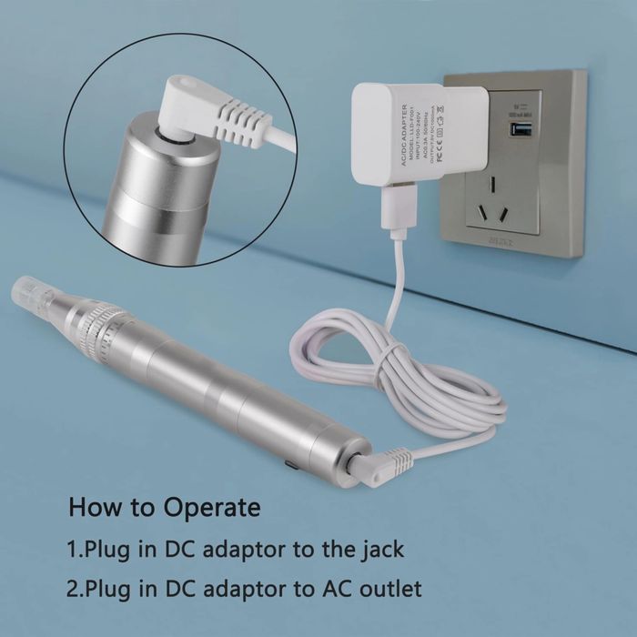 Dermapen Aparat microneedling Mezoterapie set complet