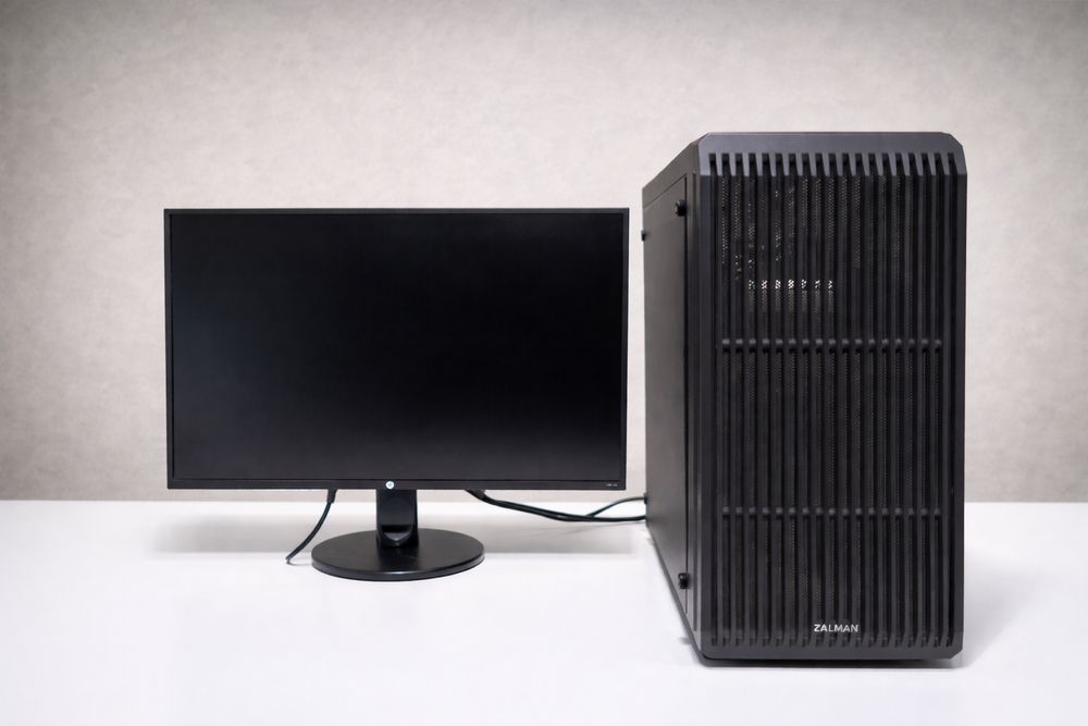 Мощен компютър+ Монитор Hp