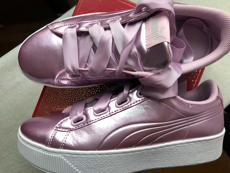 Puma Snickers Vikky Platform Ribbon