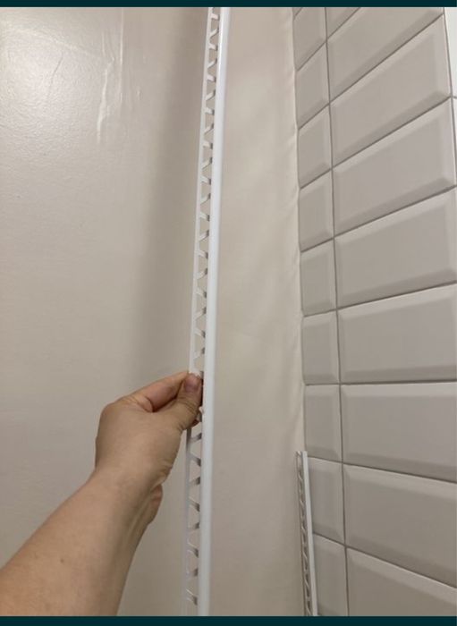 Профиль генезис наружный белый для плитки