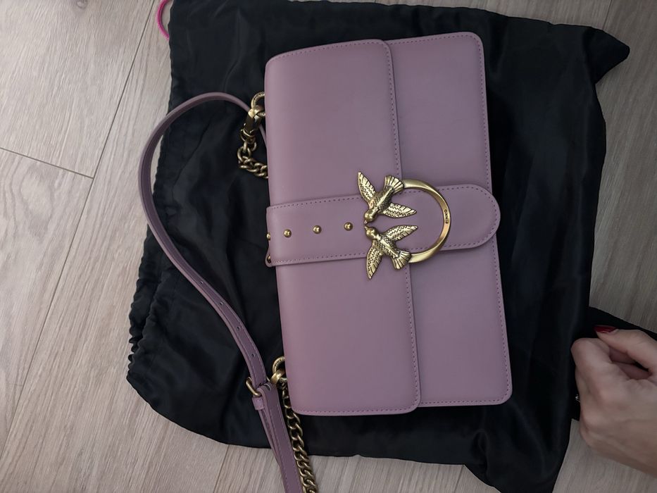 Чанта Pinko розова/лилава