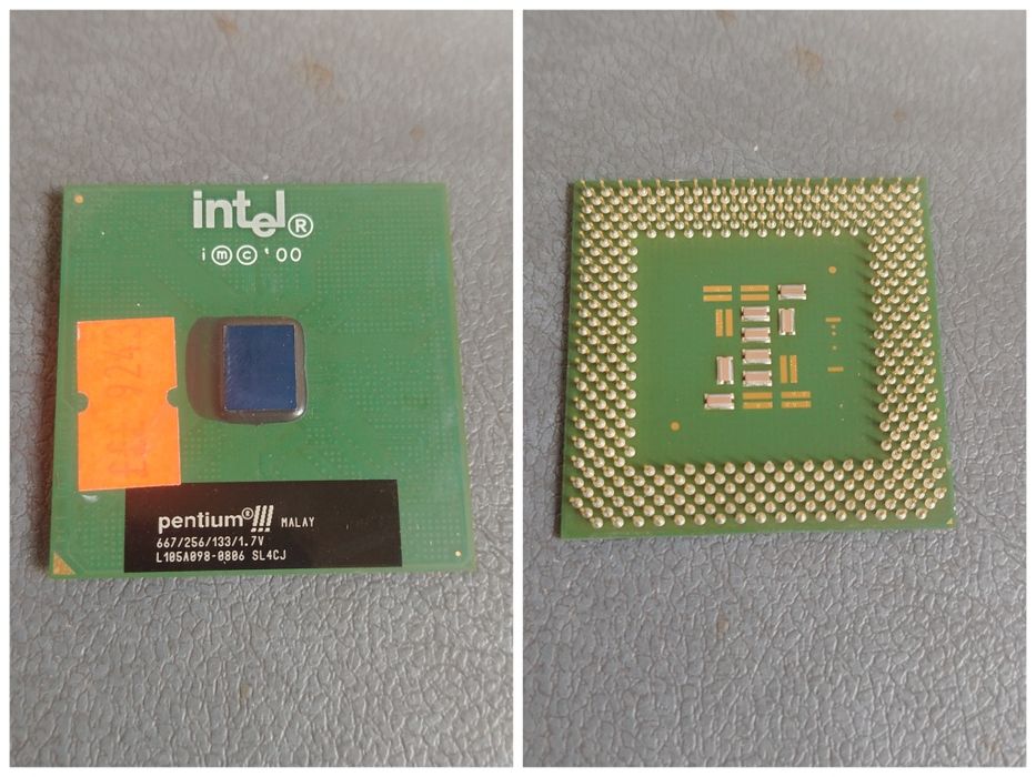 1-Intel Pentium. 2-Intel Pentium III