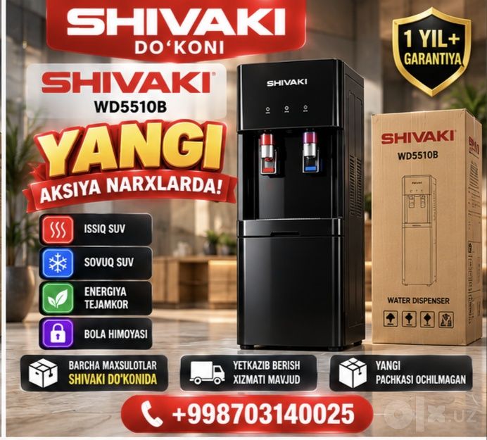 Eng xadavoy kuller hamasi yangi pachka garantiyasi bor SHIVAKI do'koni