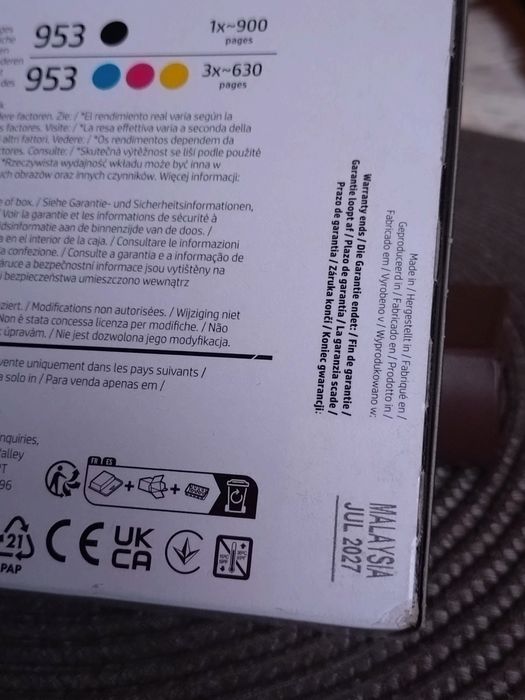 Комплект оригинални мастилени касети HP953