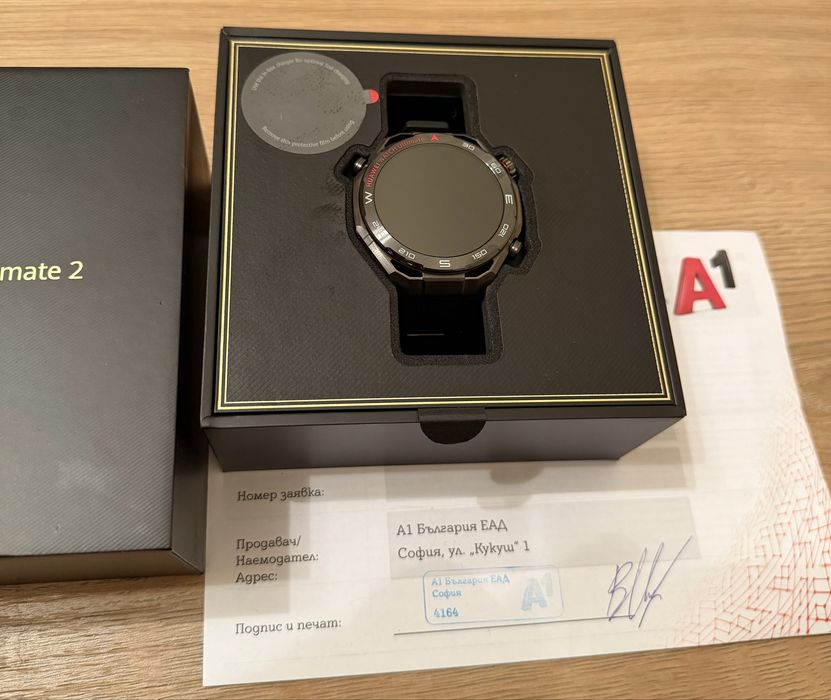 КАТО НОВ Huawei Watch Ultimate 24м. ГАРАНЦИЯ