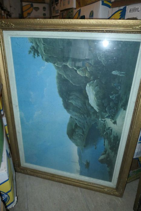 Tablouri 70/50 cu rama diferite Teme Tiganca Flori Natura Ulei/Carton