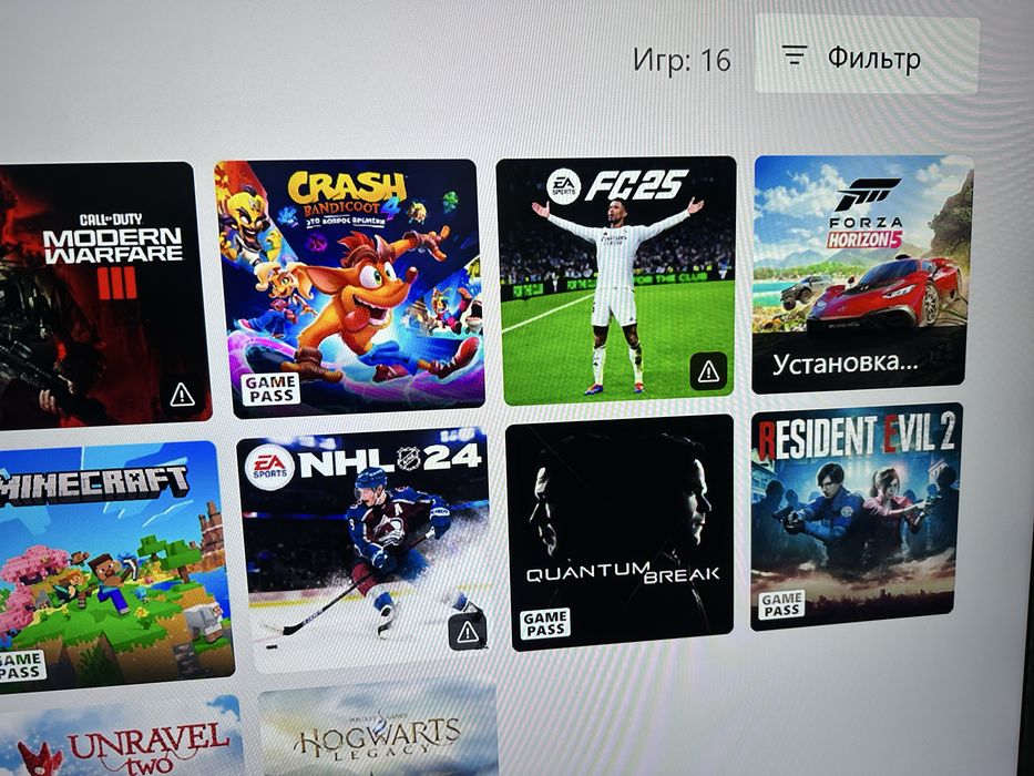 Xbox ONS S 1000GB+16 игр 2 джойстика