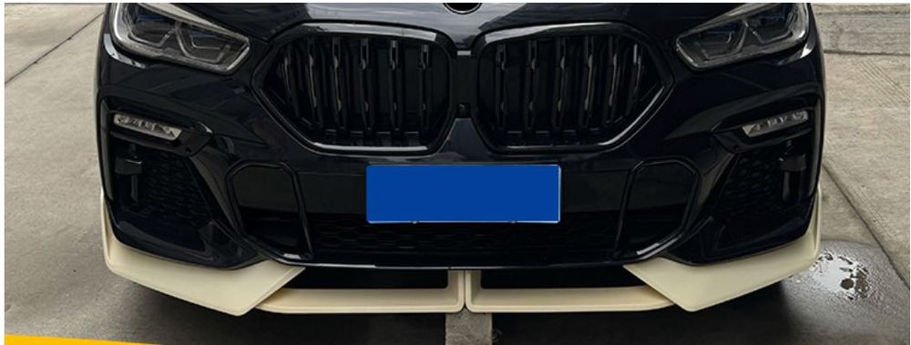 Lip prelungire bara fata compatibil cu BMW X6 G06(2020-2023) negru lucios