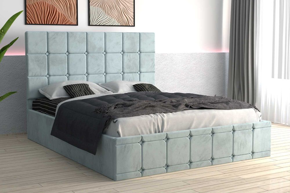 Pat tapițat Elias, toate dimensiunile disponibile si toate culorile