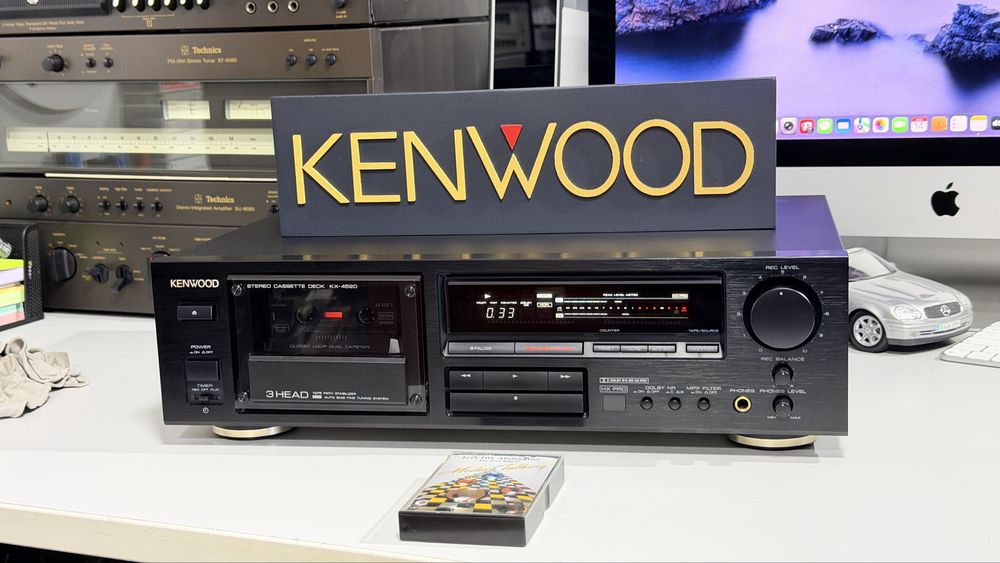 KENWOOD KX-4520 – 3 HEAD, closed loop Dual CAPSTAN, auto BIAS, DOLBY B/C, HX PRO, METAL ,sunet calitativ, Servisat
