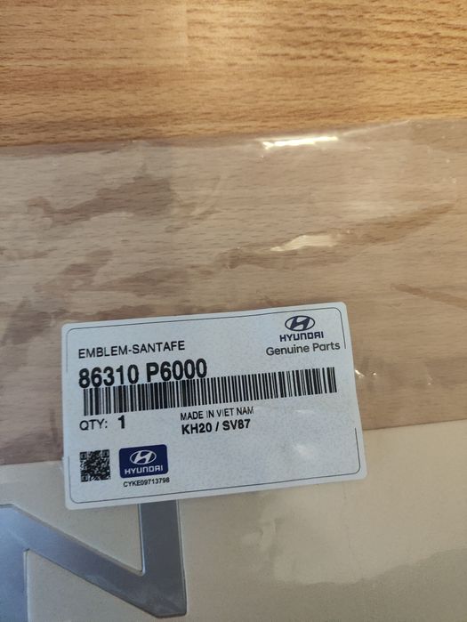 Надпись SANTA FE MX5