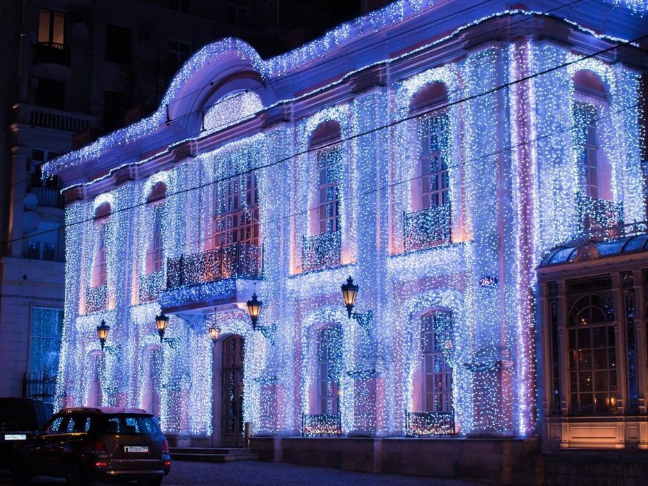 Yangi yil uchun professional bezatish