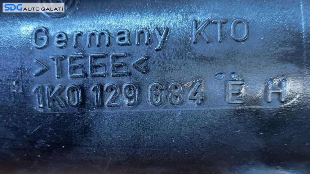 Furtun Conducta Tub Tubulatura Aer Volkswagen Touran 1T1 2003 - 2007 Cod 1K0129684EH [L8151]