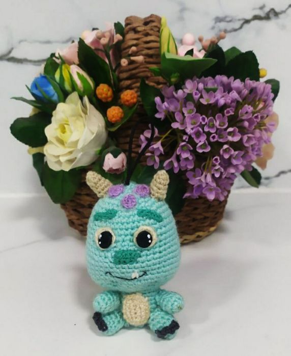 Брелоки  вязаные