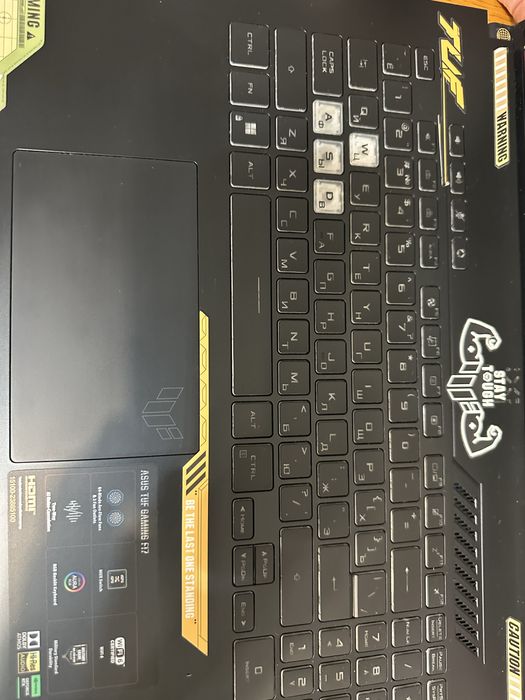 Ноутбук ASUS FX707Z Нерабочий