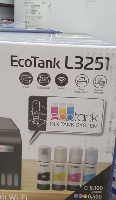 Принтер Еpson L3251 ( 3 в 1 ) + Wi-Fi цветной