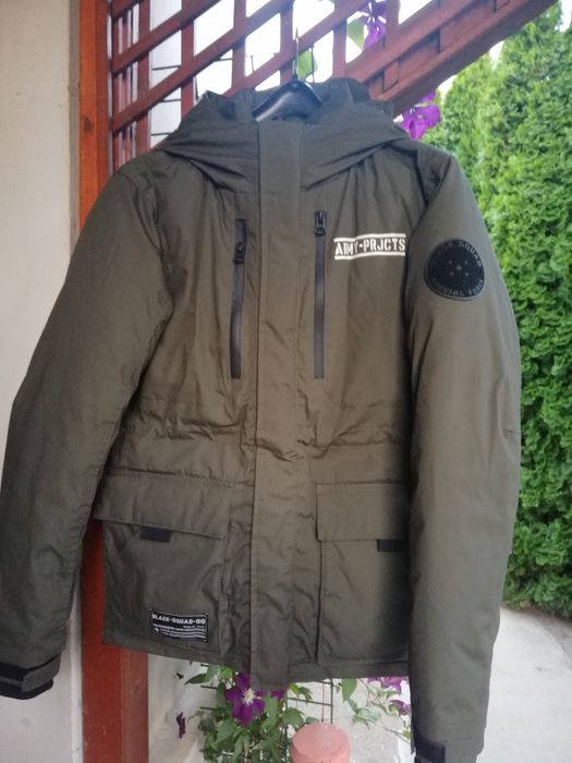 Geaca bărbați Black Squad S groasă