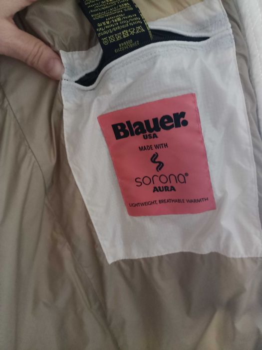 Geacă Blauer originală albă M călduroasă și și confortabilă
